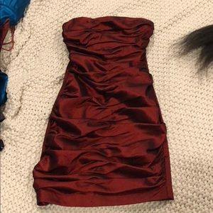 Red homecoming dress